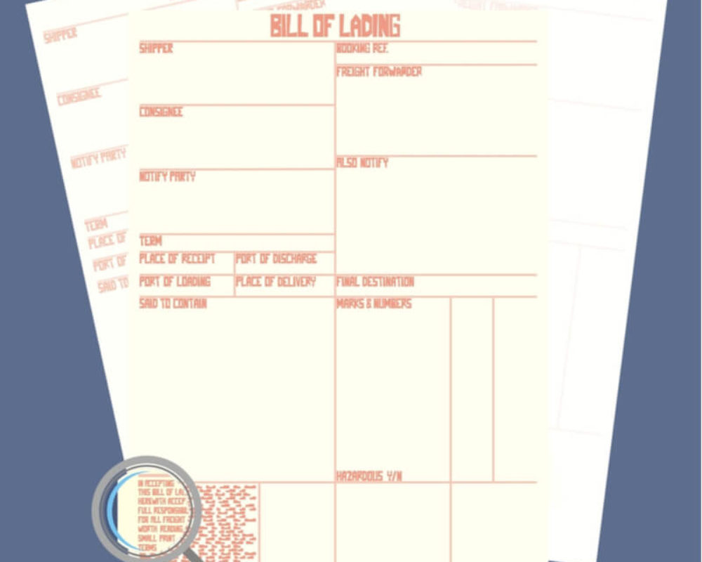 Bills of Lading - A Full And Comprehensive Guide