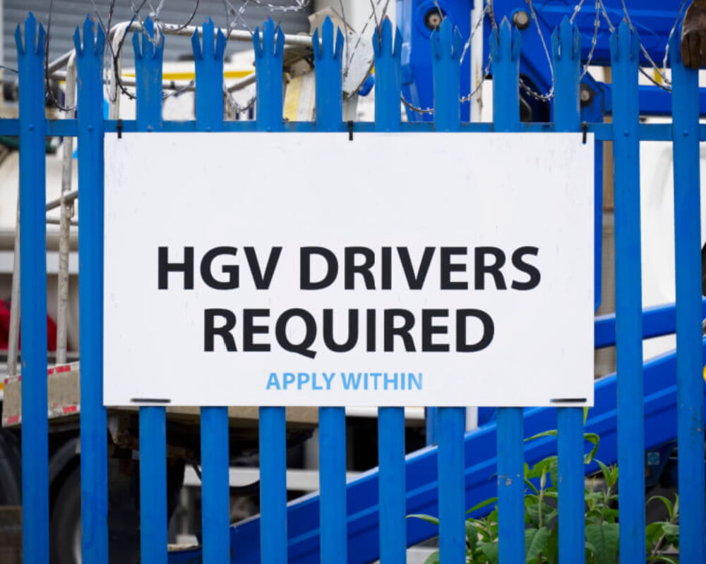 The Impact of the HGV Driver Shortage on Road Freight